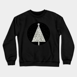 Christmas doodle tree Crewneck Sweatshirt